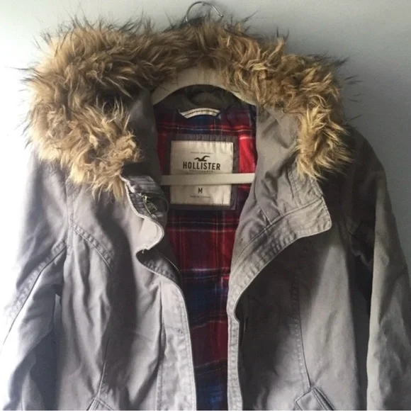 Hollister Parka Dark Grey - Picture 2 of 4